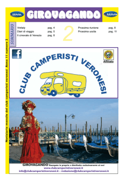 Diario di Viaggio - Club Camperisti Veronesi