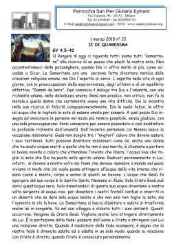 Foglio settimanale - San Pier Giuliano Eymard