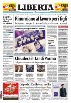 Scarica il PDF della prima pagina di oggi