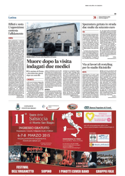 Muore dopo la visita indagati due medici