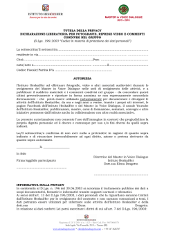 liberatoria - Elena Dragotto