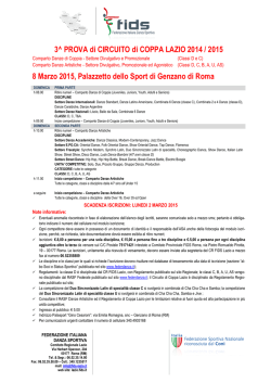 Locandina - FIDS Lazio