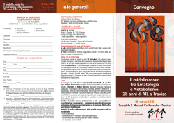 Convegno Ail 28 anni 2015