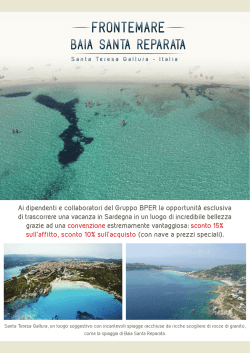 Convenzione Baia Santa Reparata