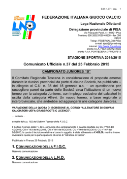 Scarica - Figc - Comitato Regionale Toscana
