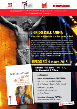 merCoLed&igrave; 4 marzo 2015 - Koinonia de la Visitation