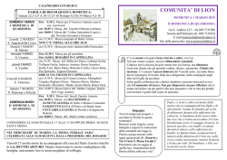 cliccando qui - Parrocchia Di Lion