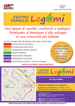 CENTRO FAMIGLIE Leg@mi