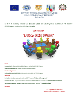 invito - Pitagora Taranto