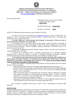 Ministero dell`Istruzione, dell`Universit&agrave; e della Ricerca UFFICIO