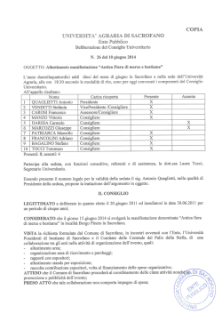 Leggi l`intera pubblicazione... - Universita` agraria di Sacrofano