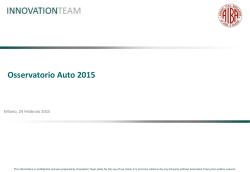 Osservatorio Auto 2015 di AIBA