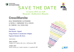 SAVE THE DATE - Impresa marche