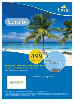 Caraibi - Marrikriu Viaggi
