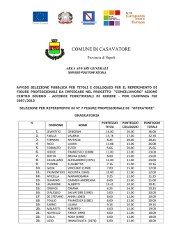 Operatore - progettoconciliavoro