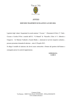 AVVISO - Comune di Nola