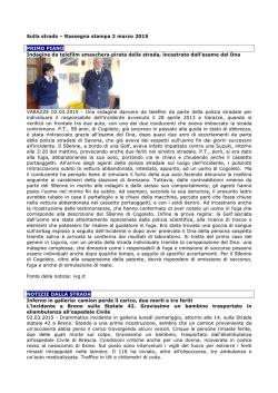 Leggi la rassegna del 2 marzo 2015