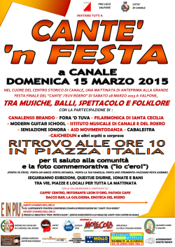 locandina 15 marzo 2015 aggiornata - Langhe-Roero