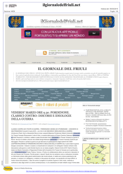 marzo ore 9.30. pordenone. classici contro