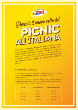 Diventa il nuovo volto del