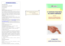 5&deg; Convegno Pediatrico del Medio Campidano
