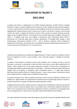 progetto et3 - TalentGate.it
