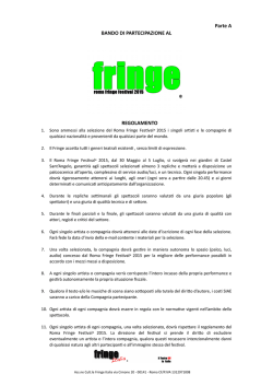 Bando Roff 2015 - parte A e B