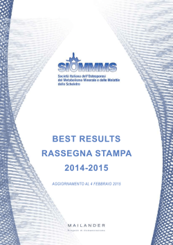 Rassegna Stampa