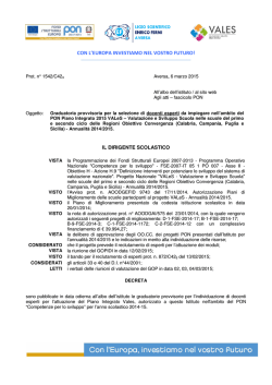 CON L`EUROPA INVESTIAMO NEL VOSTRO FUTURO!