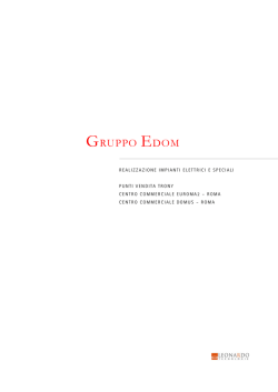GRUPPO EDOM - Leonardo Tecnologie srl