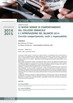 Seminario Eutekne - ordine dei dottori commercialisti e degli esperti