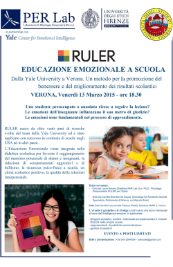 EDUCAZIONE EMOZIONALE A SCUOLA