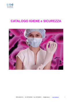 Catalogo Igiene e Sicurezza