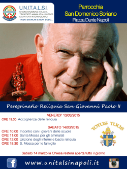 Programma 14 Marzo