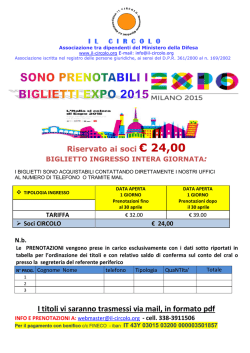 I titoli vi saranno trasmessi via mail, in formato pdf