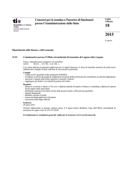 a presso l`Ufficio circondariale di tassazione di Lugano
