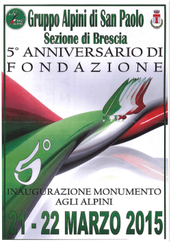 ...` Gruppo Alpini di San Paolo ~