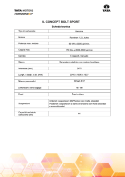 IL CONCEPT BOLT SPORT - Welcome to Tata Motors