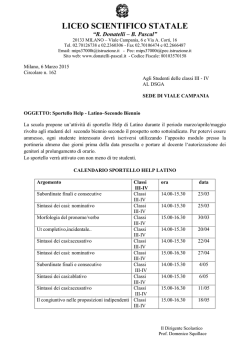 Liceo Scientifico Statale Donatelli