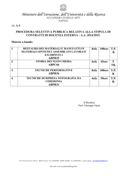 Elenco materi (clicca per scaricare)