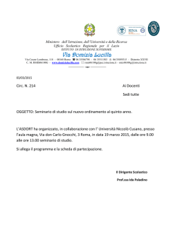 circ 214 seminario ec. aziend - Istituto di Istruzione Superiore