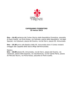 CAPODANNO FIORENTINO 2015