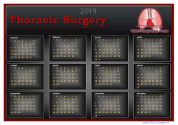 Scarica il calendario 2015 di Thoracicsurgery.it