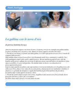 La gallina con le uova d`oro di petrica luminita kovacs