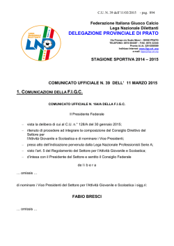 Scarica - Figc - Comitato Regionale Toscana