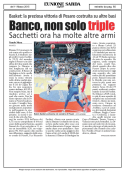 Banco, non solo triple
