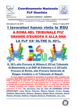 informativa n. 29 - gli ausiliari della giurisdizione hanno