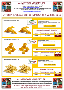 3,90 al kg. - Alimentari Moretti