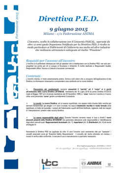 Direttiva P.E.D.