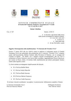 circ. n&deg; 247 concorso Tricolore Vivo